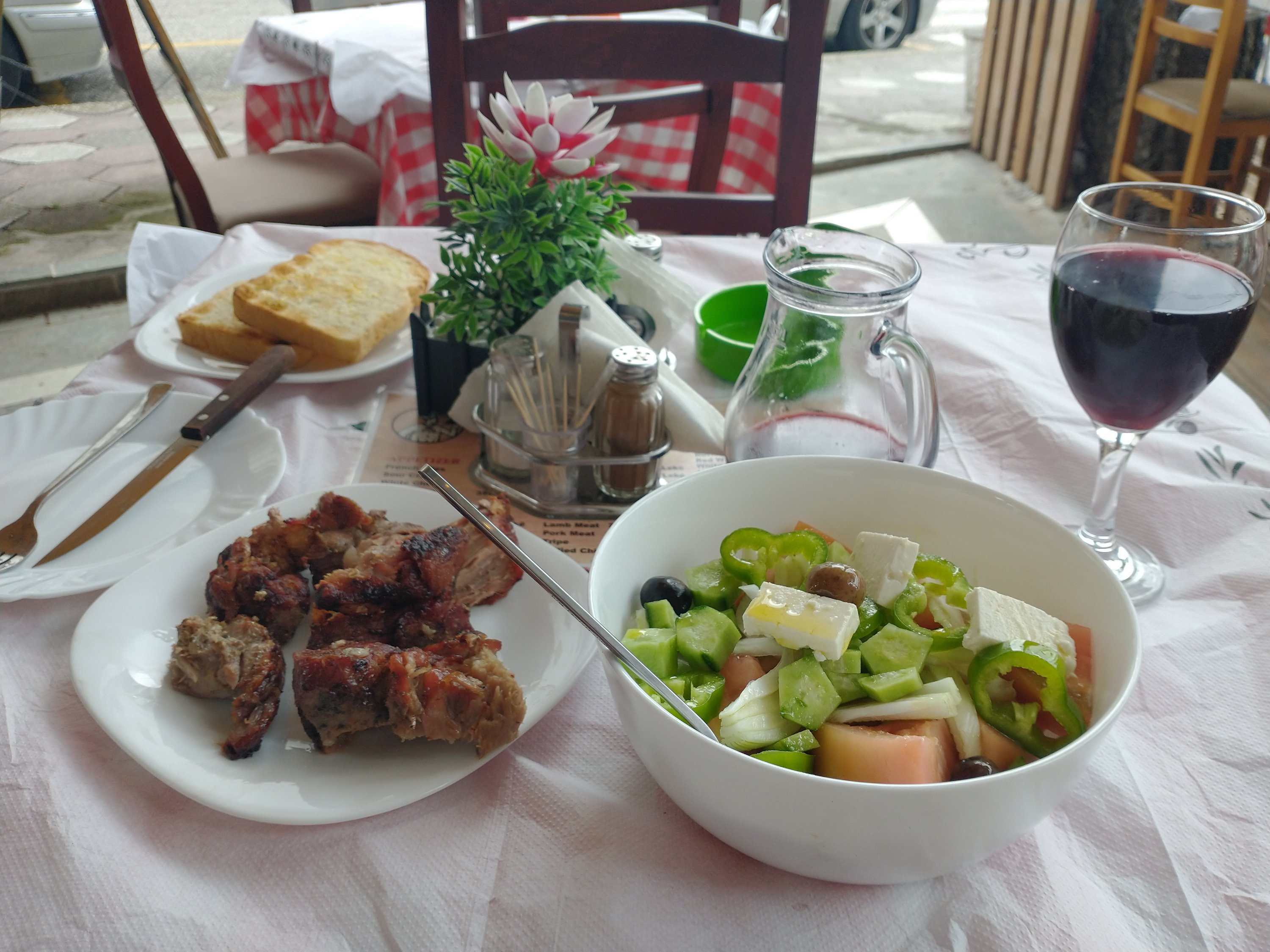 food in Gjirokaster, Albania