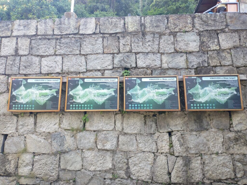 machu picchu routes. hiking the inca trail