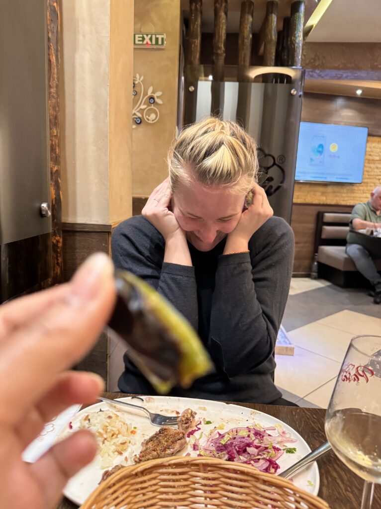 my ears are burning from the spicy pepper 