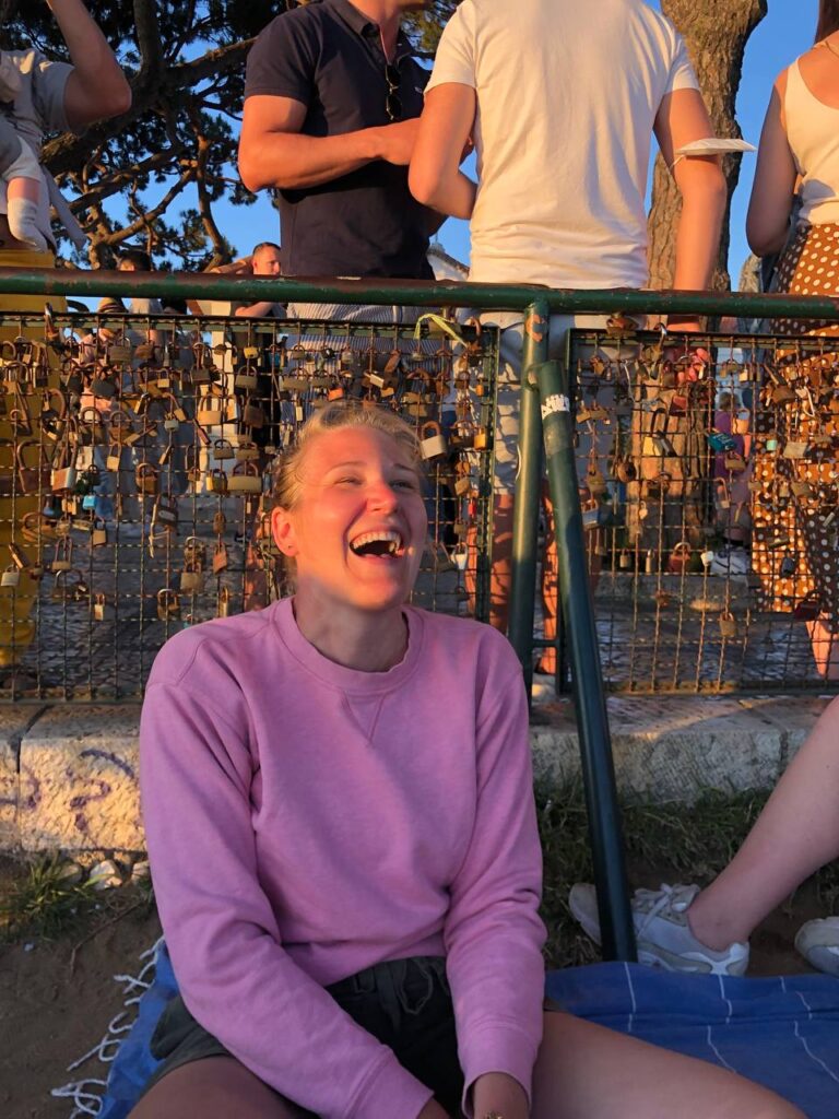 corrine laughing funny