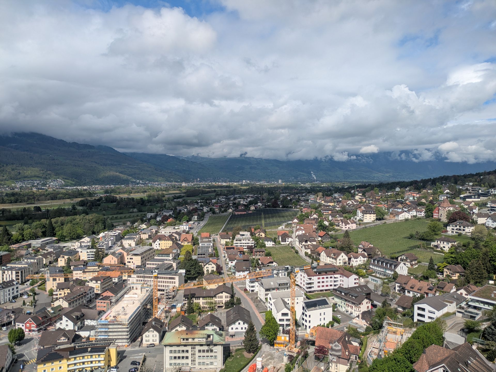 vaduz view liechtenstein