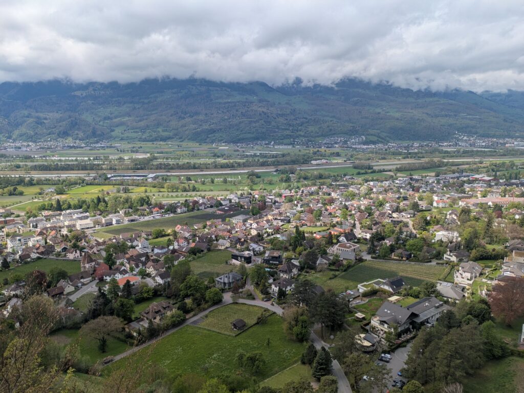 vaduz view liechtenstein